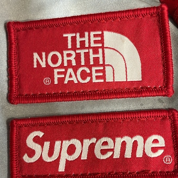 Supreme XNorthface red/grey fanny/belt bag - Picture 4 of 11